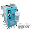 Schuco S6000 Medical Air Compressor - Profile View