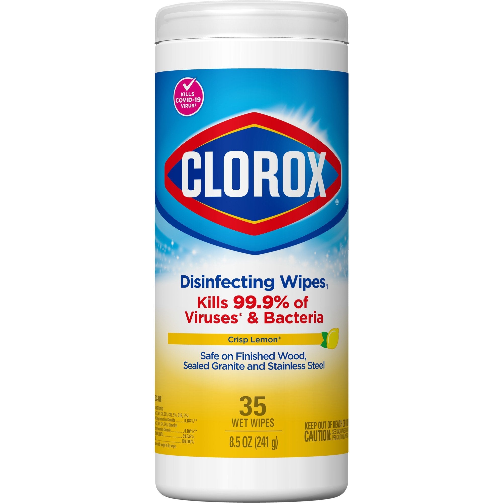 The Clorox Company Clorox Disinfecting Wipes, Lemon Scent, 35 ct. (12/CS)