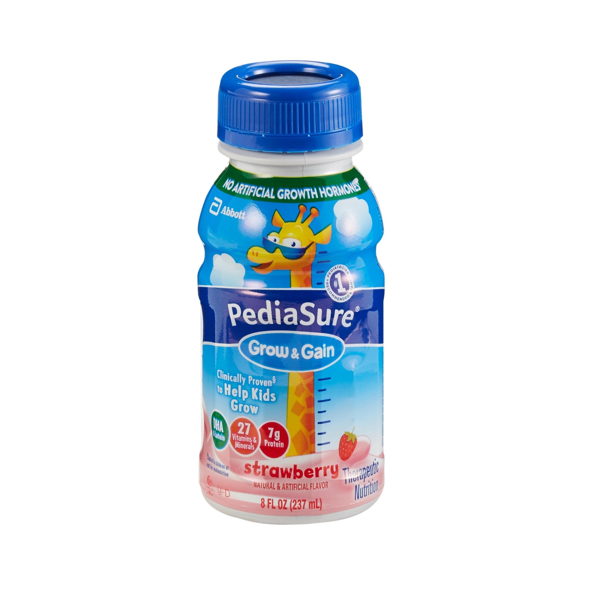 Abbott Nutrition PediaSure Grow & Gain Therapeutic Nutrition, Strawberry, 8-ounce Bottle (24/CS)
