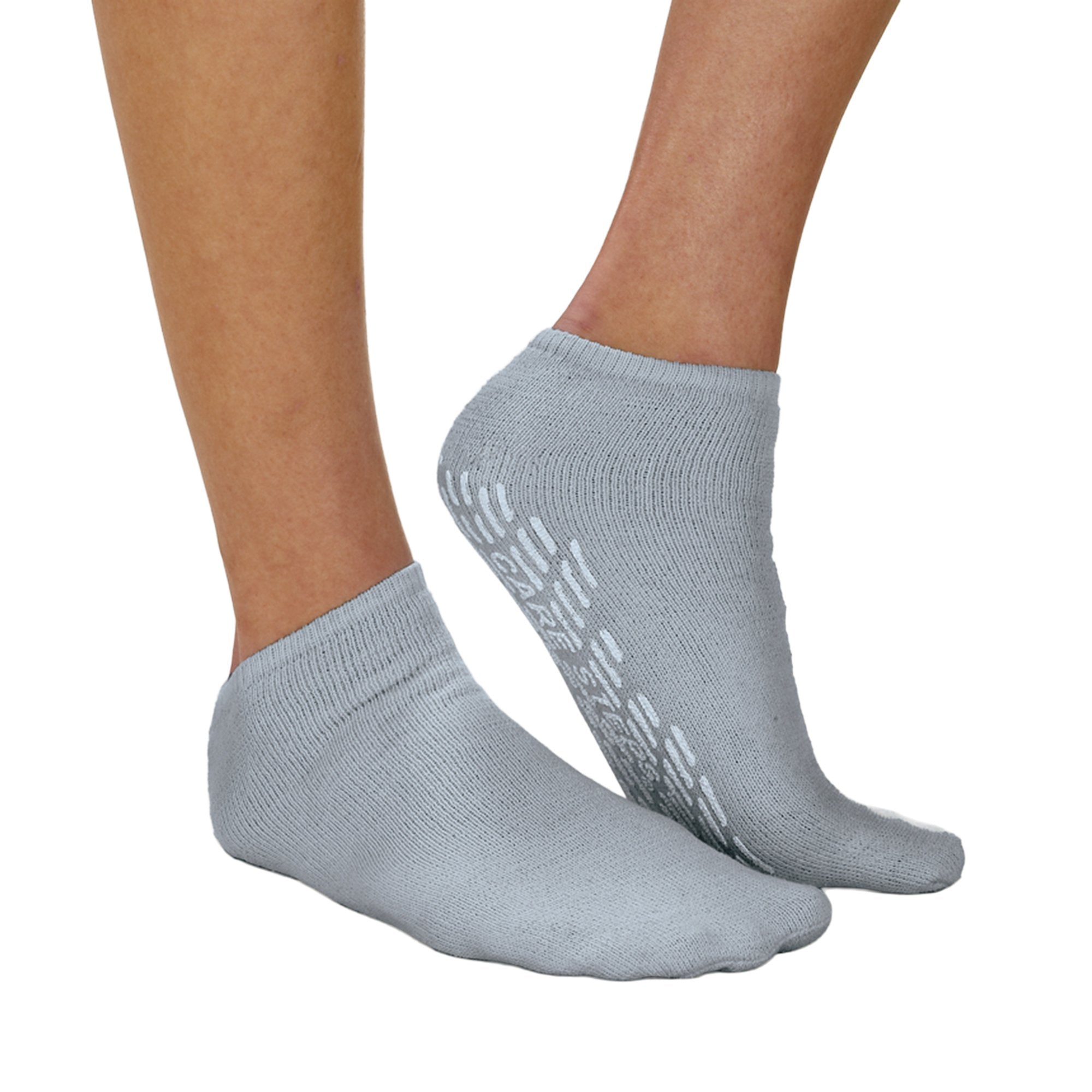 The Pillow Factory Division Care-Steps Single Tread Slipper Socks, Medium, Light Blue (48/CS)