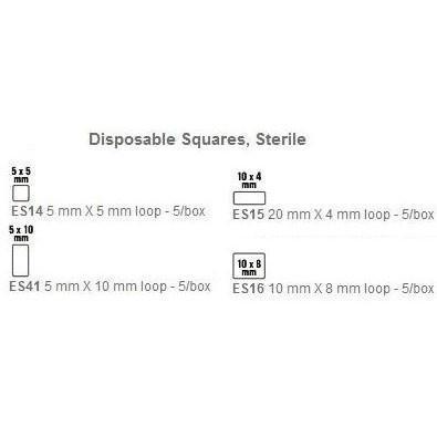 Bovie Aaron Disposable Sterile Square Electrodes (5/Box) - 2