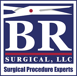BR Surgical WILLIGER Bone Curette, oval cup, size 0, 7"