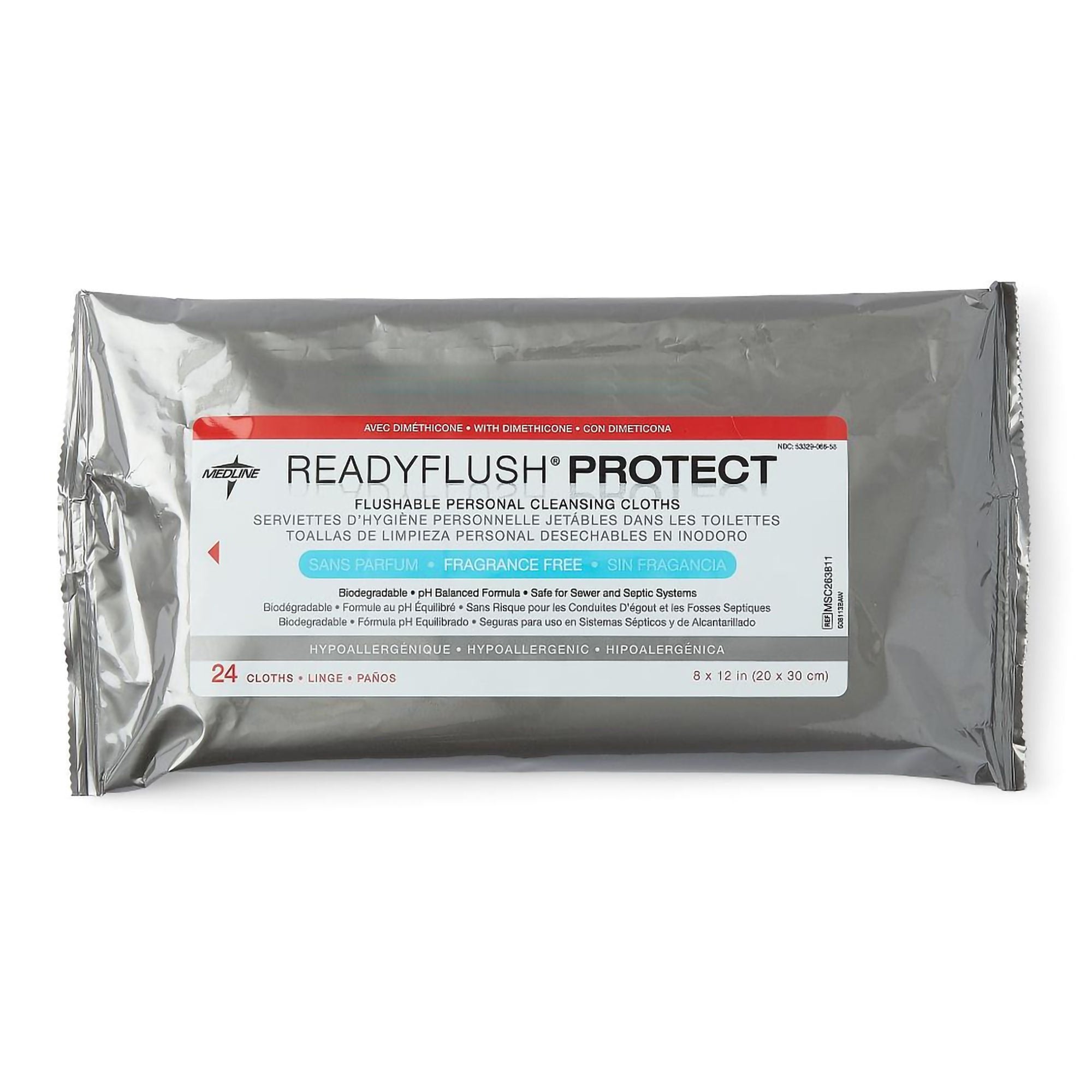 ReadyFlush Protect Flushable Incontinence Care Wipe (Case of 576)