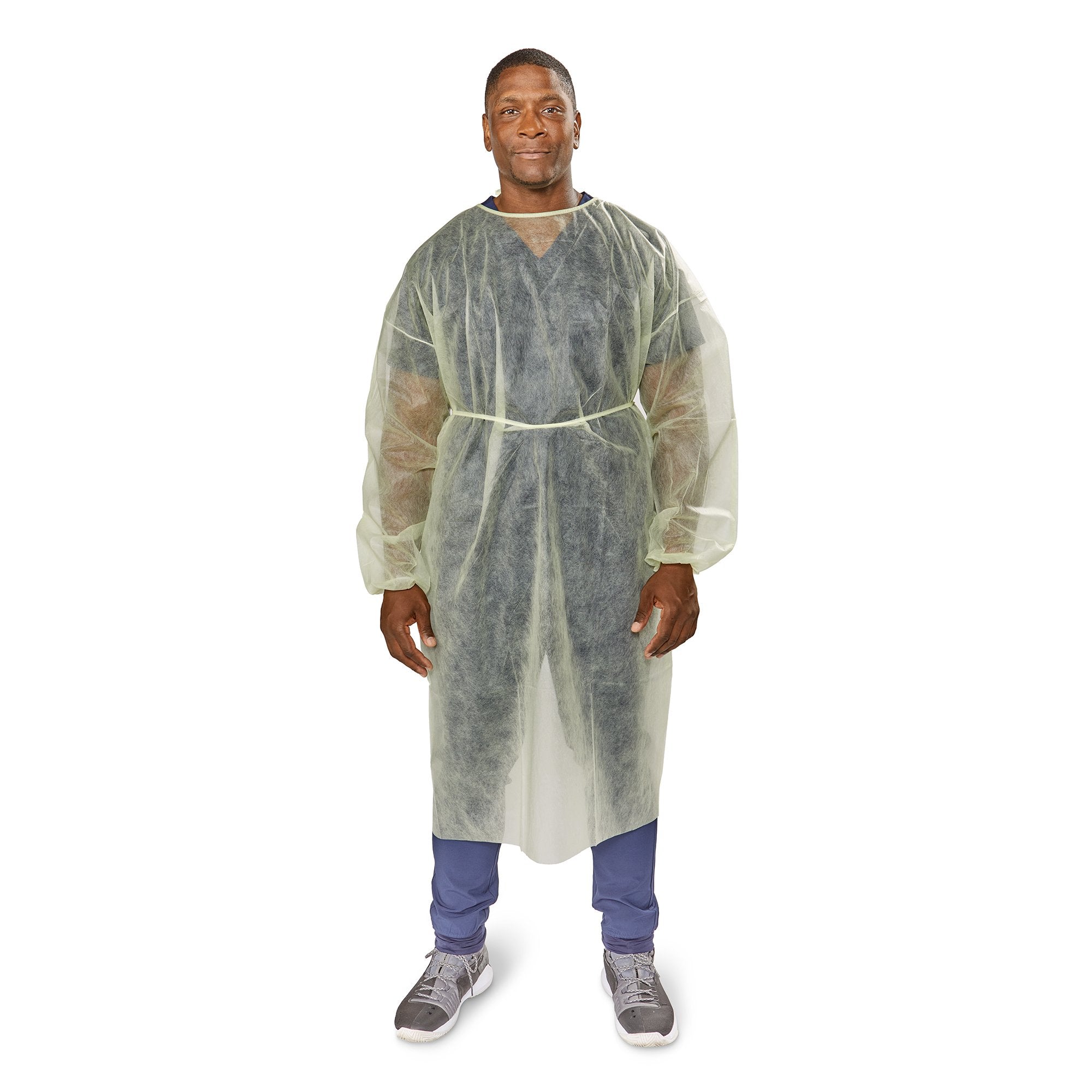 McKesson Brand McKesson Nonrated Isolation Gowns, Yellow, Extra Large (100/CS)
