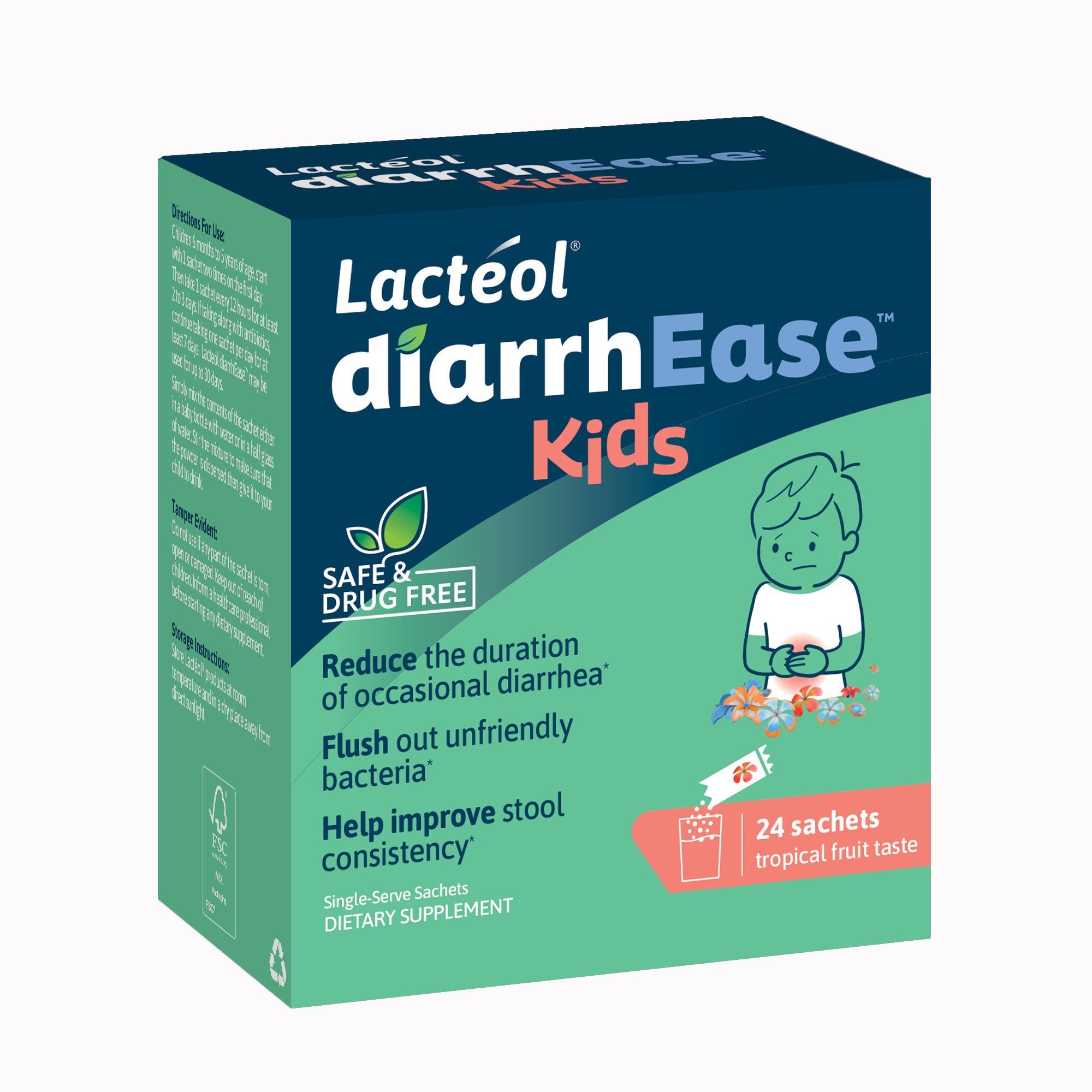 i-Health Inc Lactéol diarrhEase for Kids (24/CS)