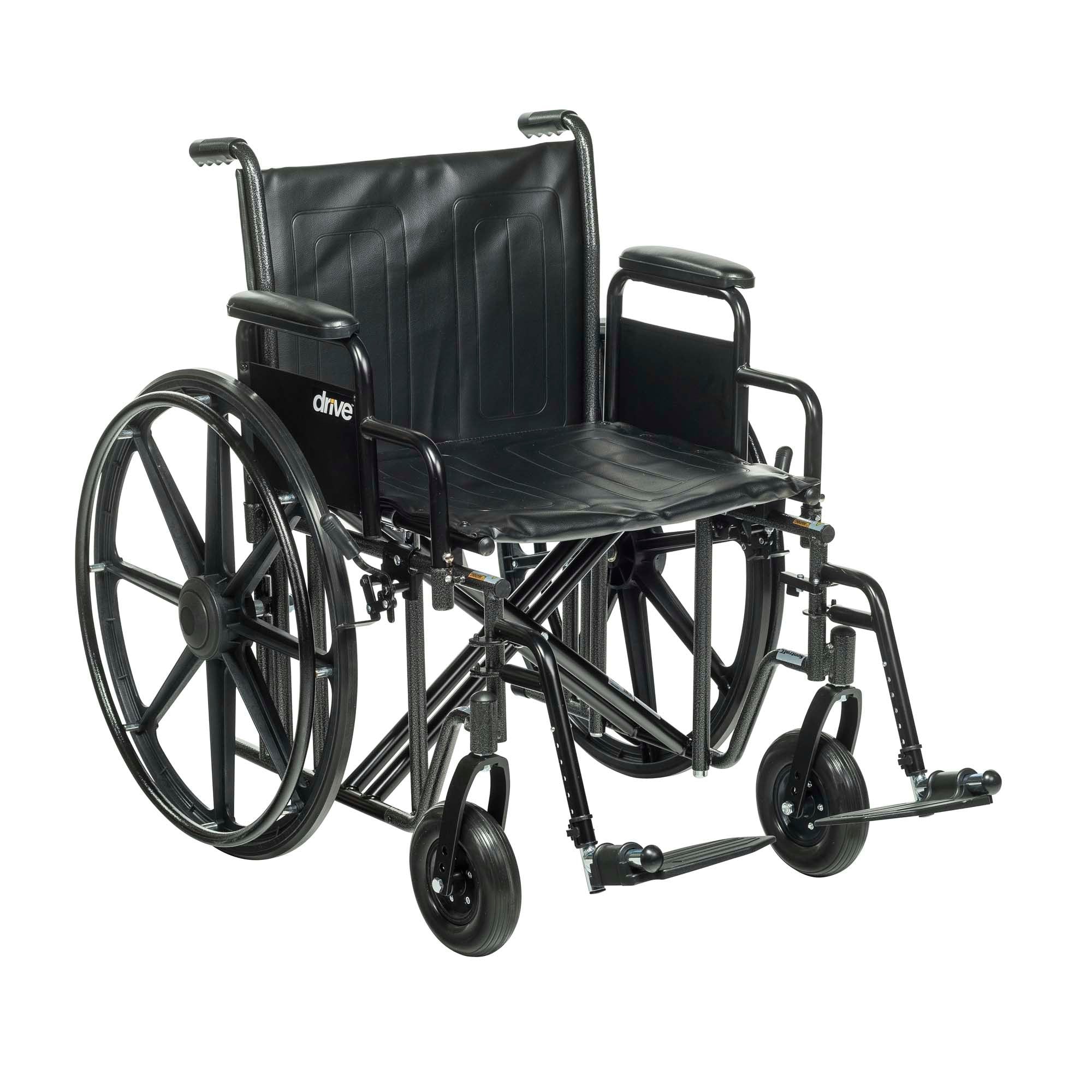 drive Sentra EC HD Bariatric Wheelchair, 20-Inch Seat Width (Each)