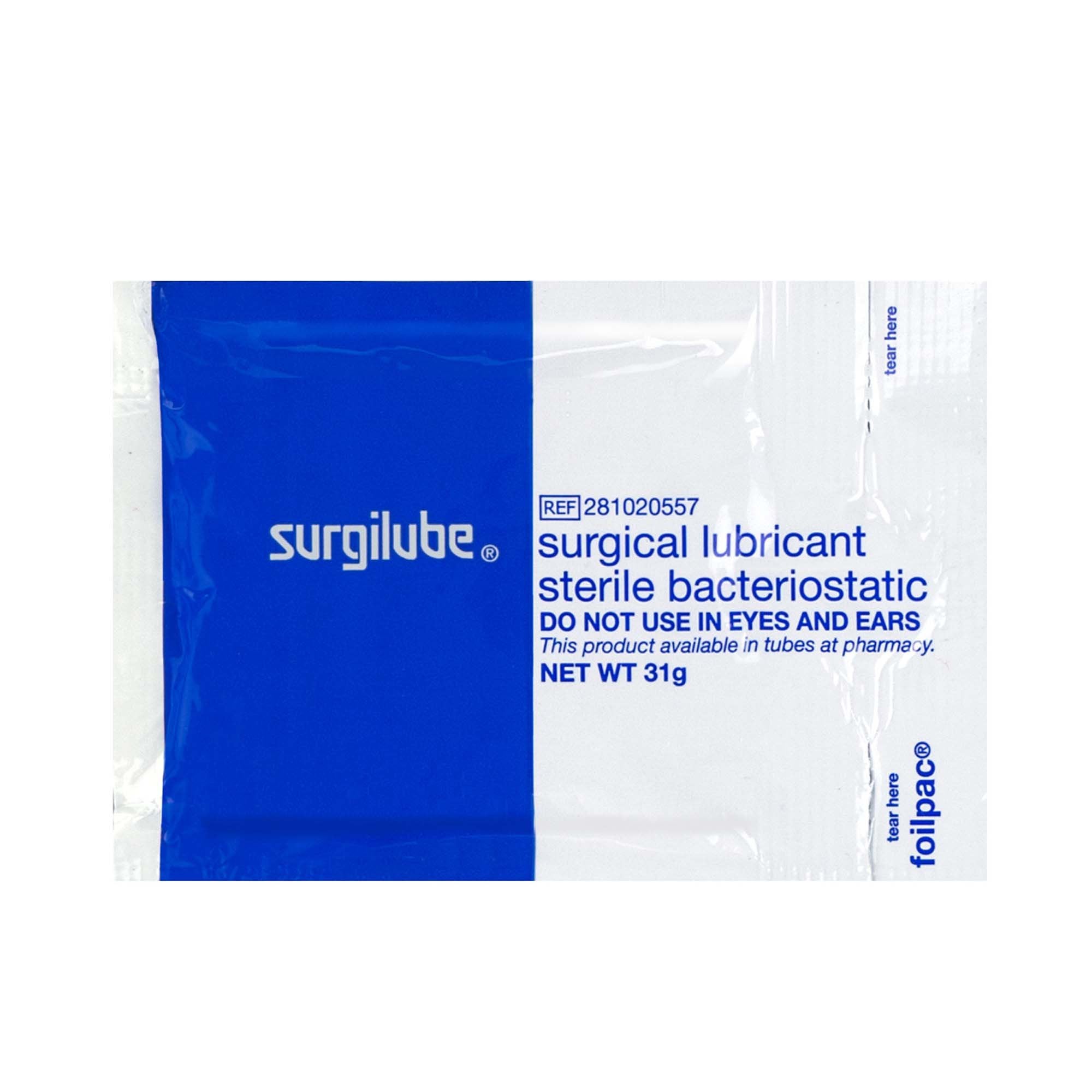 Surgilube Lubricating Jelly, Individual Packets (Case of 288)