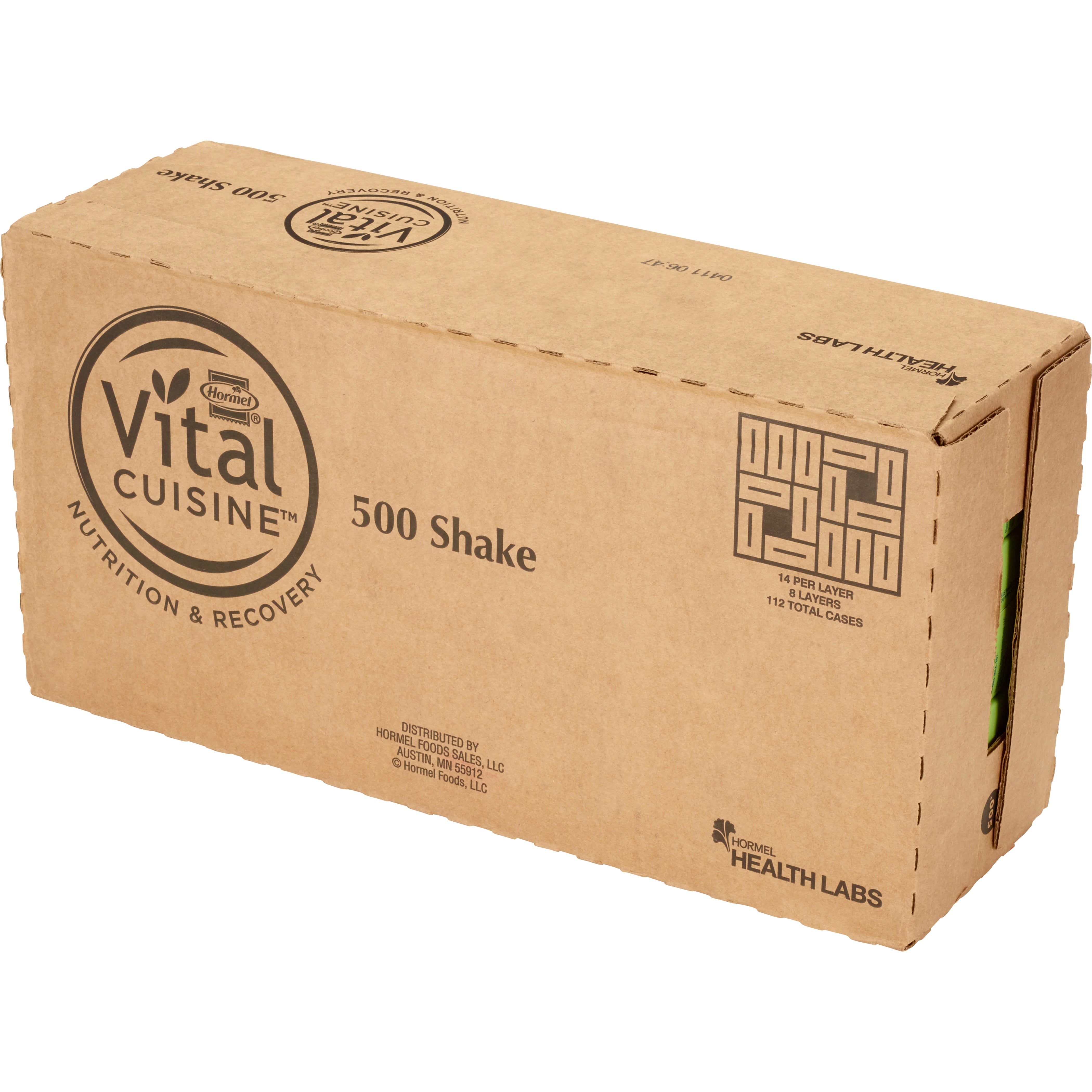 Lyons Magnus LLC Vital Cuisine 500 Shake Vanilla Nutrition and Recovery, 8.45-ounce carton (27/CS)