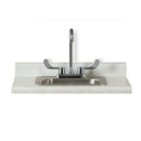Clinton 24" Postform Countertop  White Cararra