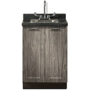 Clinton Fashion Finish 24" Base Cabinet with 2 Doors  Metropolis Gray