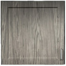 Clinton Fashion Finish 24" Wall Cabinet with 1 Door  Metropolis Gray