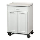 Clinton Fashion Finish Mobile Treatment Cabinet with 2 Doors and 1 Drawer  Arctic White