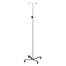 Clinton IV Pole  Economy SS, IV w/ Welded 2 Hooks