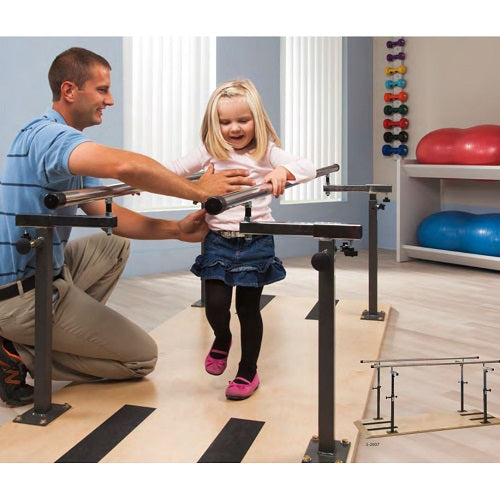 Clinton Platform Mounted Parallel Bars In Use