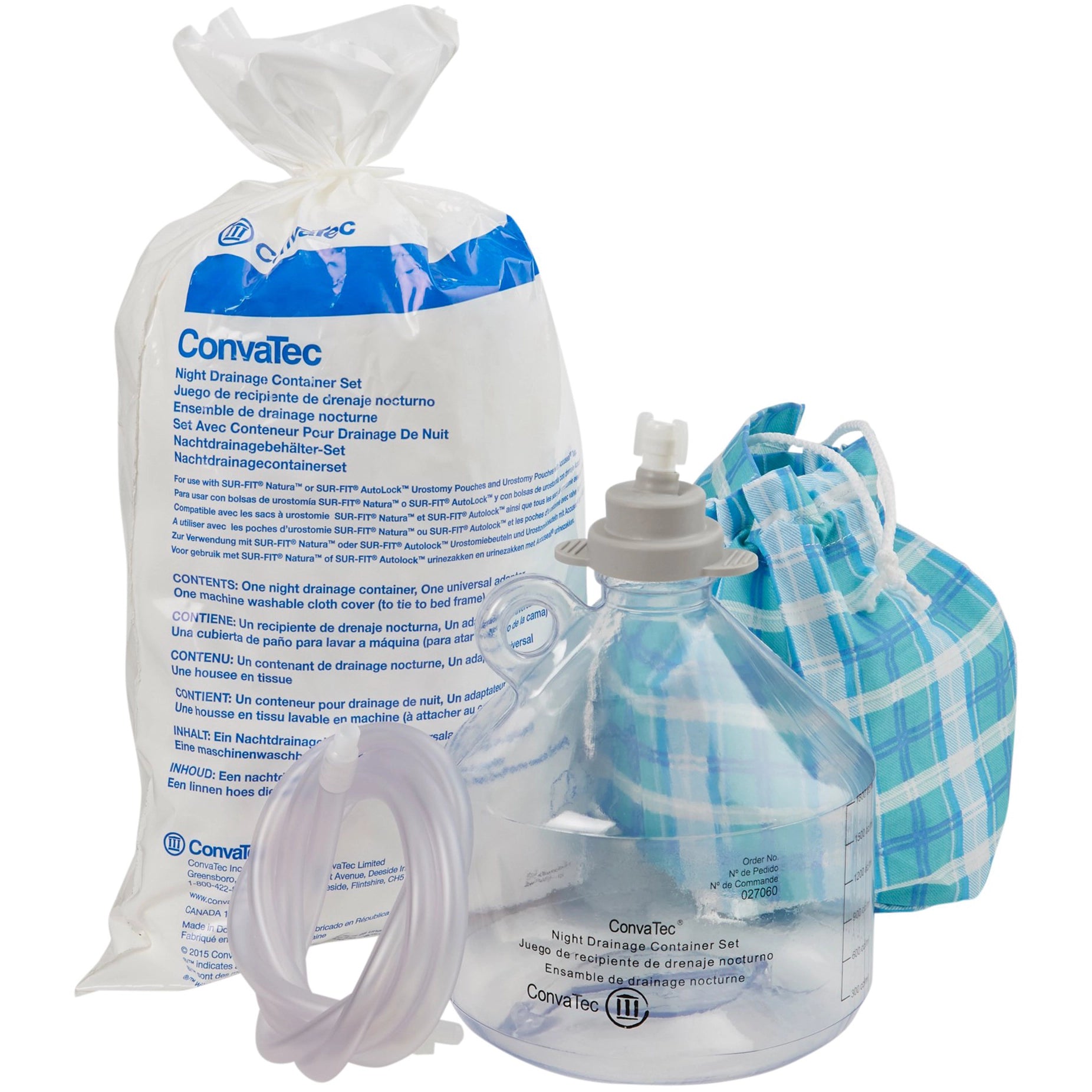 Convatec Night Drainage Container Set - 027060