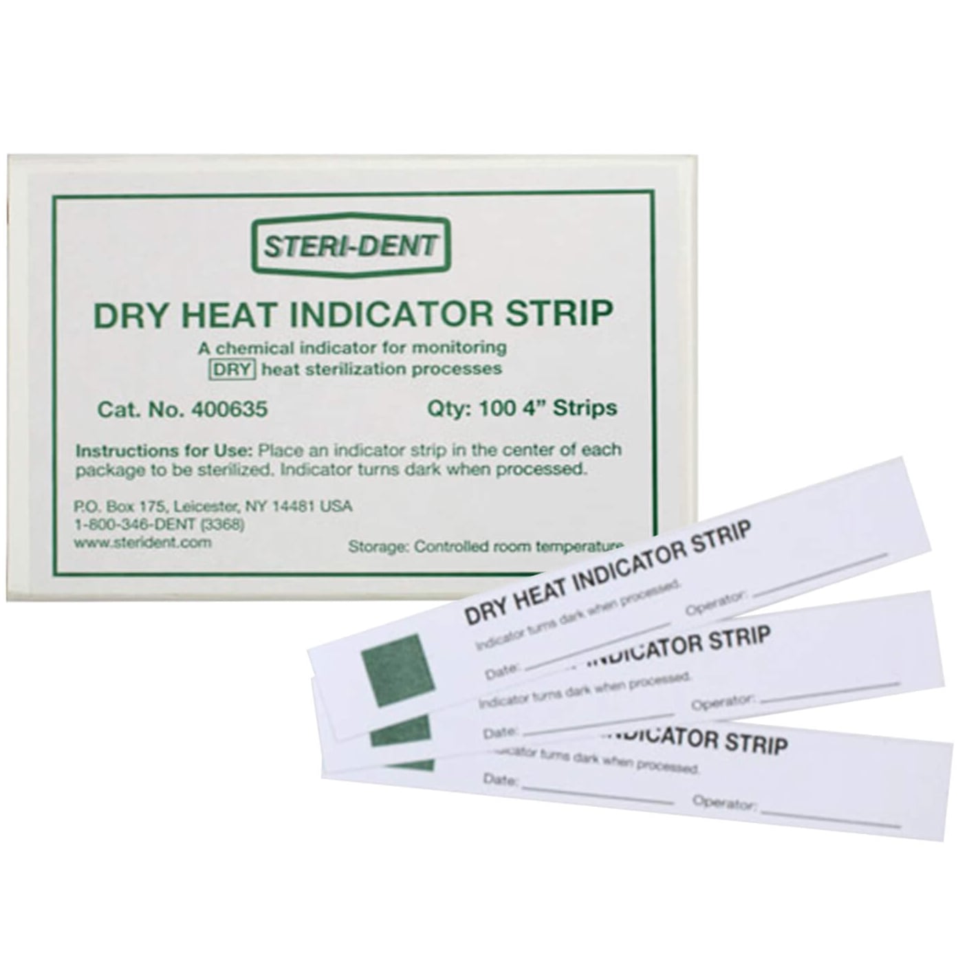 CPAC SteriDent Dry Heat Indicator Strip