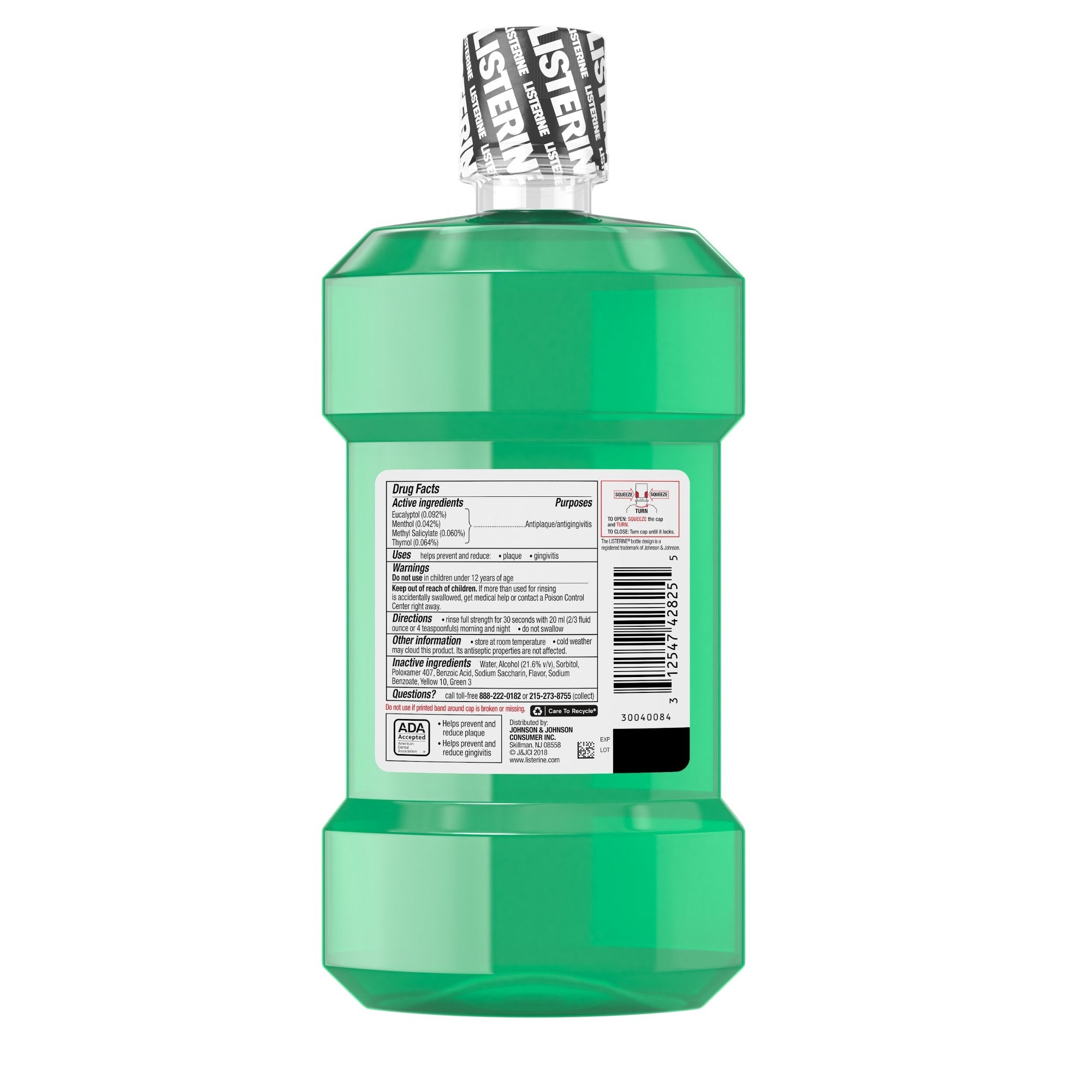 Kenvue Brands LLC Listerine Freshburst Antiseptic Mouthwash, 500 mL Bottle (6/CS)