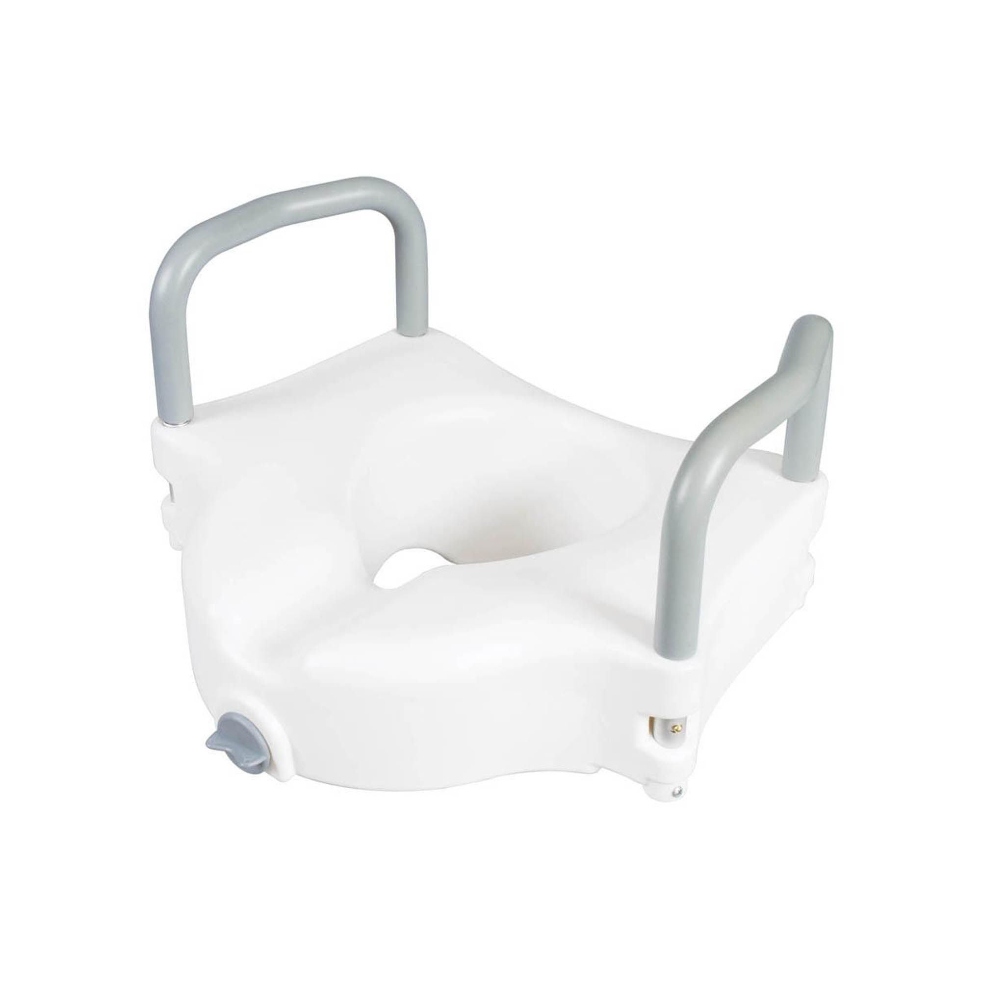 Carex Classics Raised Toilet Seat with Armrests (Case of 3)
