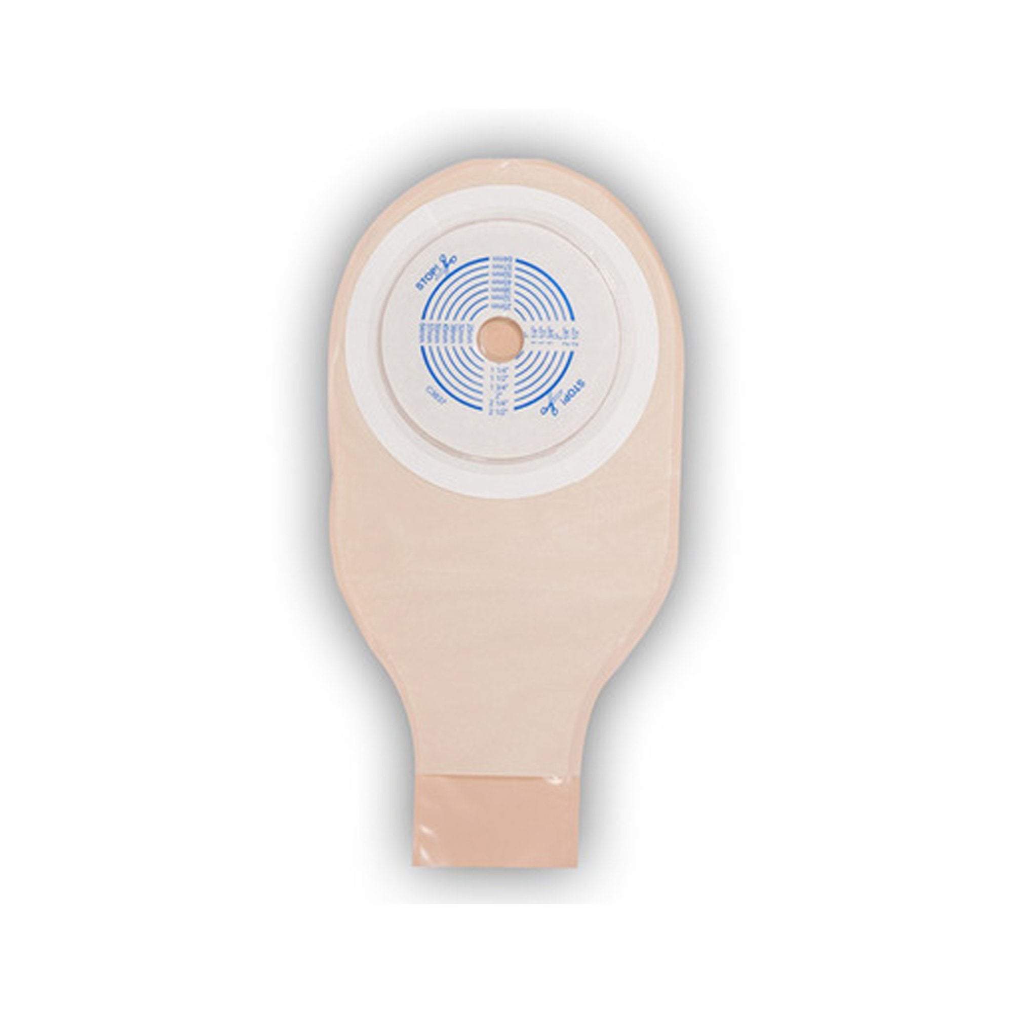 ActiveLife One-Piece Opaque Colostomy Pouch, Pre-cut to Fit 32mm Stomas (Box of 10)