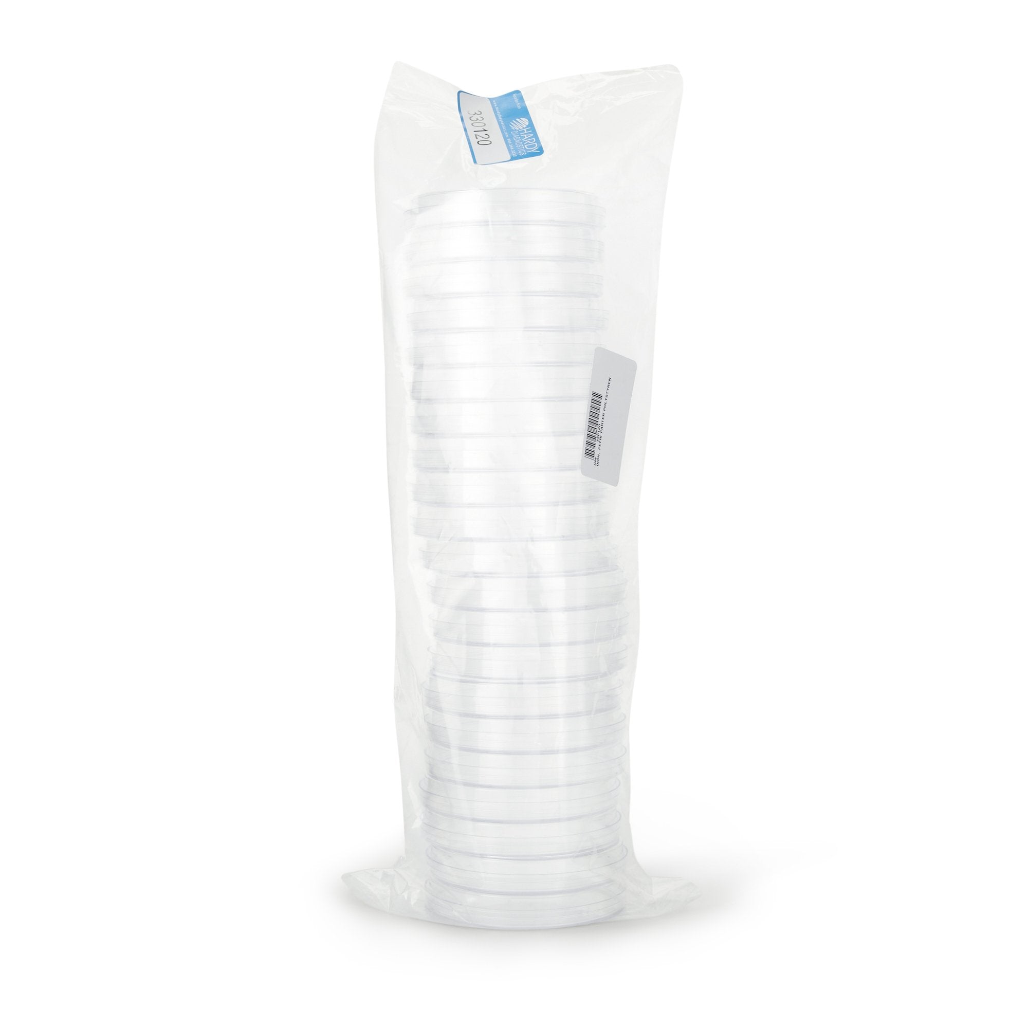 Hardy Diagnostics Parter Medical Polystyrene Petri Dish, 100 x 15 millimeters