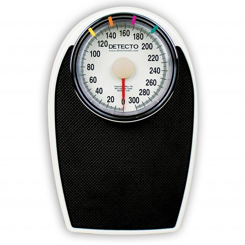 Detecto Low-Profile Dial Bathroom Scale - Model D-1130