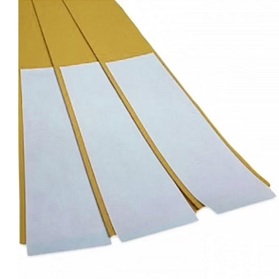 DMS Disposable Vinyl Sticky Straps (3/Pack) 5 Feet - Yellow