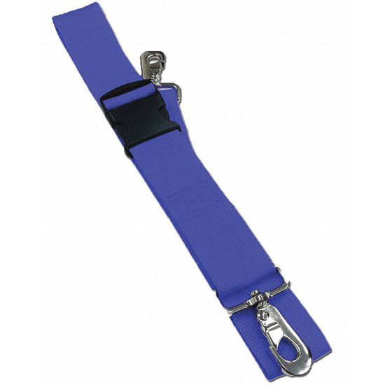 DMS Polypropylene Strap - Plastic Side Release Buckle with Swivel Speed Clip 7 Feet - White