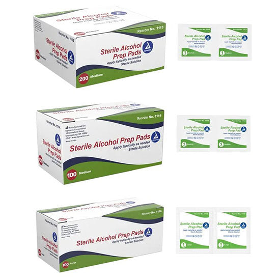 Dynarex Sterile Alcohol Prep Pad - Group