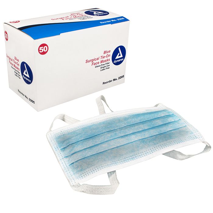 Dynarex Surgical Face Mask - With Ties
