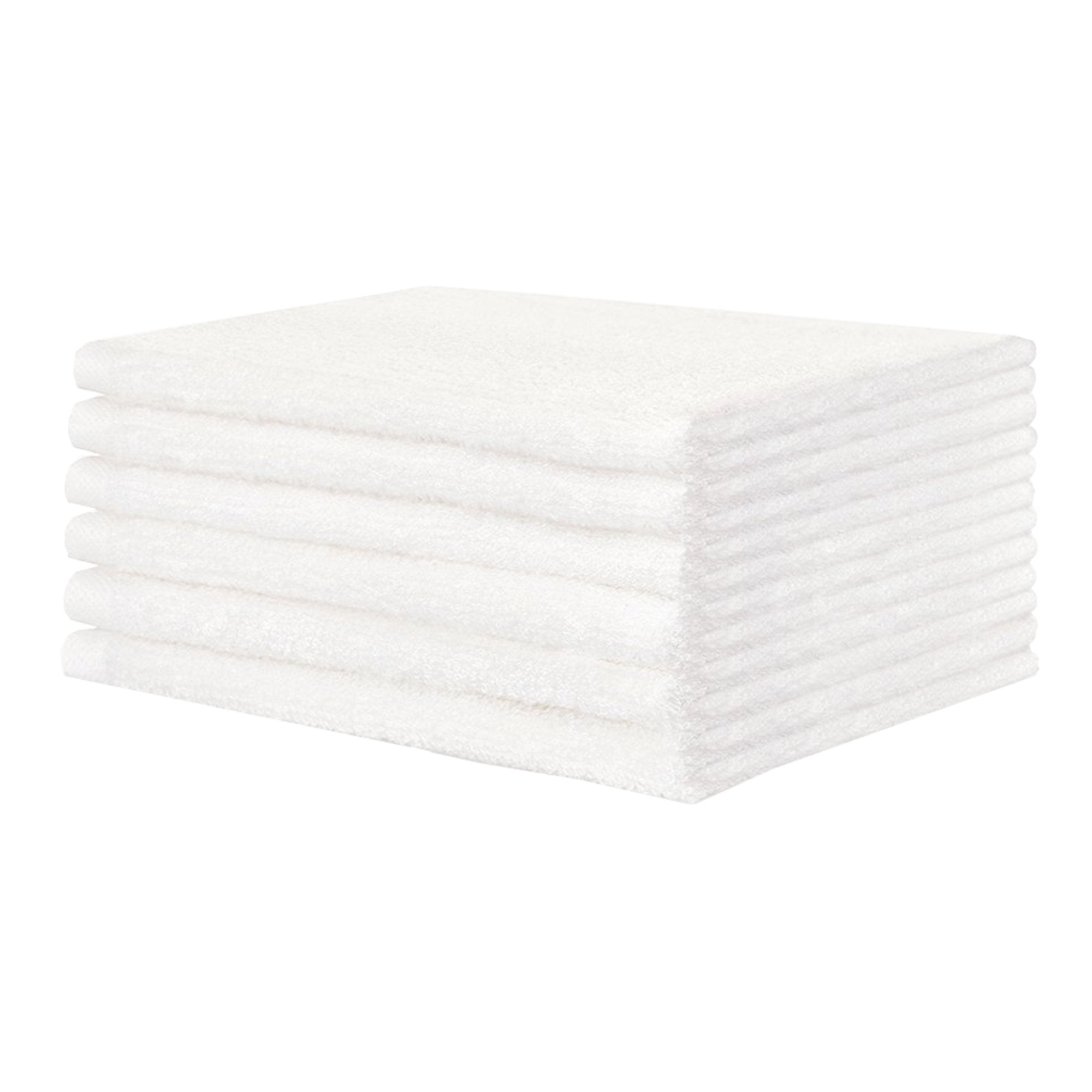 Lew Jan Textile Premium White Washcloth, 12 x 12¾ Inch (12/DZ)