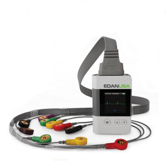 Edan SE-2003 3-Channel Holter System - with cable