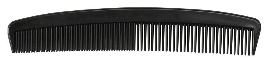 Comb 7 Inch Length Black Plastic (Gross)