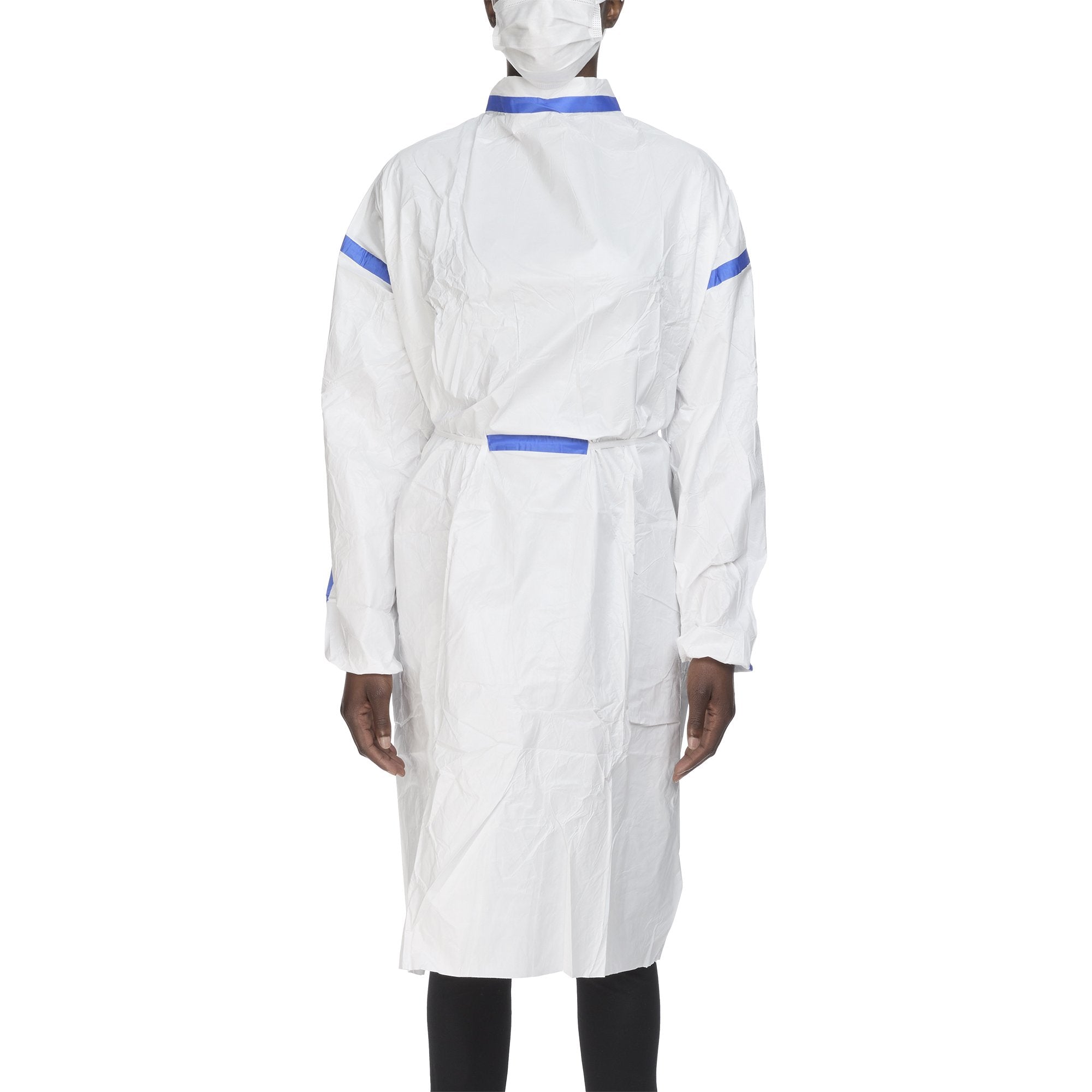 TrueCare Biomedix Chemotherapy Procedure Gown One Size Fits Most White Sterile ASTM F739-12 Disposable (50/CT)