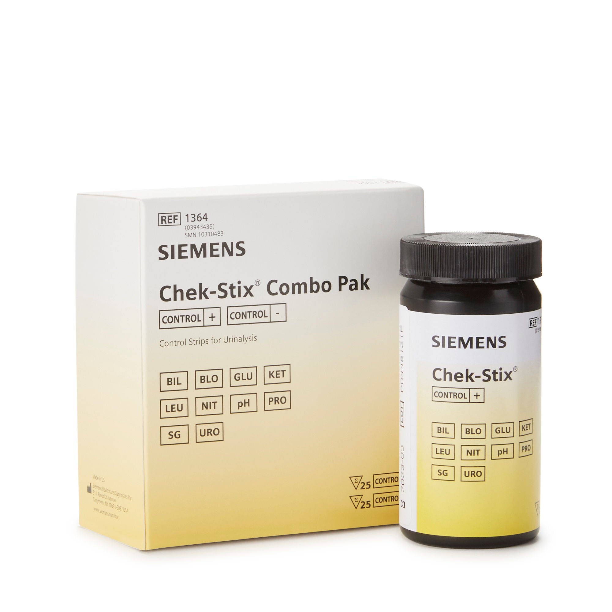 Chek-Stix Control Set for Siemens Reagent Strips and Tablets for Urinalysis (Case of 6)