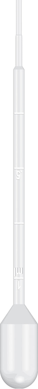 Simport Dropette Disposable Transfer Pipets  Graduated Pipet, 13.8cm Length, 3ml Capacity, Non-