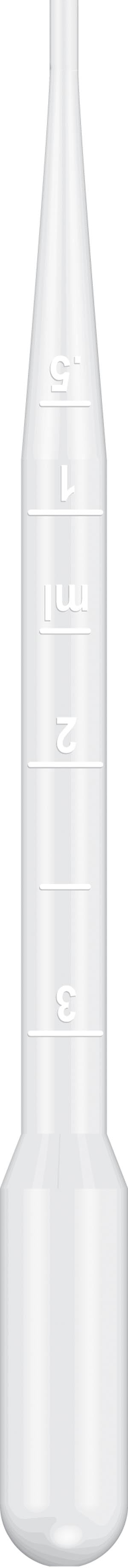 Simport Dropette Disposable Transfer Pipets Graduated Pipet, 15.5cm Length, 7mL Capacity, Non-