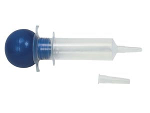 Amsino International, Inc. Amsino Amsure Irrigation Syringes Bulb Irrigation/ Feeding Syringe, 60cc, Catheter T