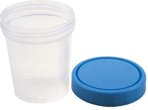 Amsino International, Inc. Amsino Urine Specimen Containers Container, Screw On Lid, 4 oz, Non-Sterile, 25/slv
