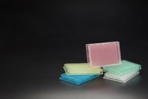 Simport Bioblock 384 Square Deep Well Plates Well Plate, Round Bottom, 400ul Capacity, Natural,