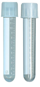 Simport Cultubes Sterile Culture Tubes  Tube & Cap, 17mm x 95mm, Polystyrene, Bulk, 500/cs