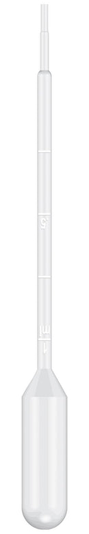 Simport Dropette Disposable Transfer Pipets  Pipet, 15cm Length, 5mL Capacity, Sterile, 20/bg,