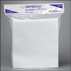 Kimberly-Clark Professional Kimberly-Clark Critical Task Wipers KIMTECH PURE CL4 Critical Task Wiper, White, 11½"