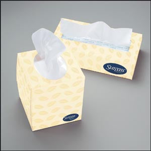 Kimberly-Clark Professional Kimberly-Clark Facial Tissue Surpass Facial Tissue, 2-Ply, Flat Dispenser Box,