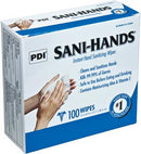 Pdi - Professional Disposables, Intl. Pdi Sani-Hands Instant Hand Sanitizing Wipes  Wipe, 5" x 8", 100/bx, 10 bx/cs (63 cs/plt)   (Ite