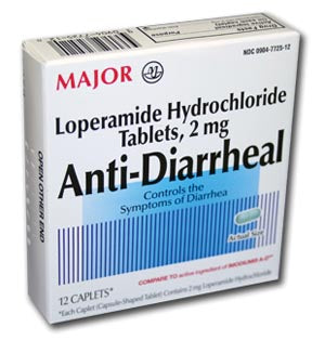 Major Pharmaceuticals Major Laxatives Anti-Diarrheal, Caplets, 12s, Compare to Imodium A