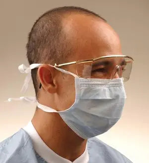 MASK SURGICAL TIE ONBLU 50/BX 6BX/CS