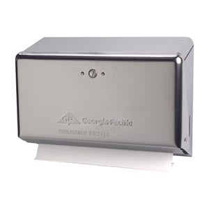 Georgia-Pacific Paper Towel Dispensers GP Translucent Smoke Jumbo Jr Bathroom Tissue Disp