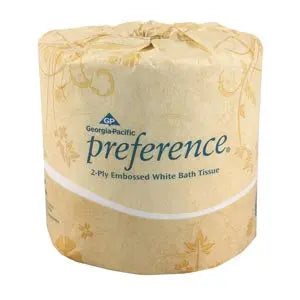 TISSUE BATHROOM EMBOSSED WHT2PLY 80/CS