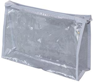 POUCH VINYL CLEAR W/GUSSET8WX5HX2 3/8D 500/CS