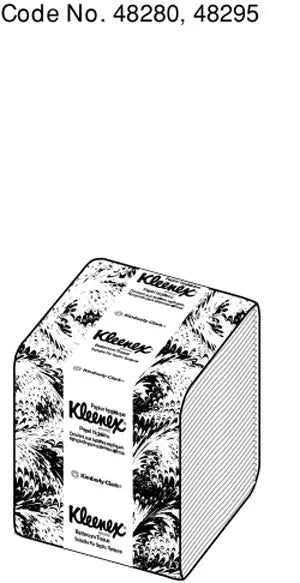 TISSUE KLEENEX HYGIENIC BATHRMWHT 250/PK 36PK/CS